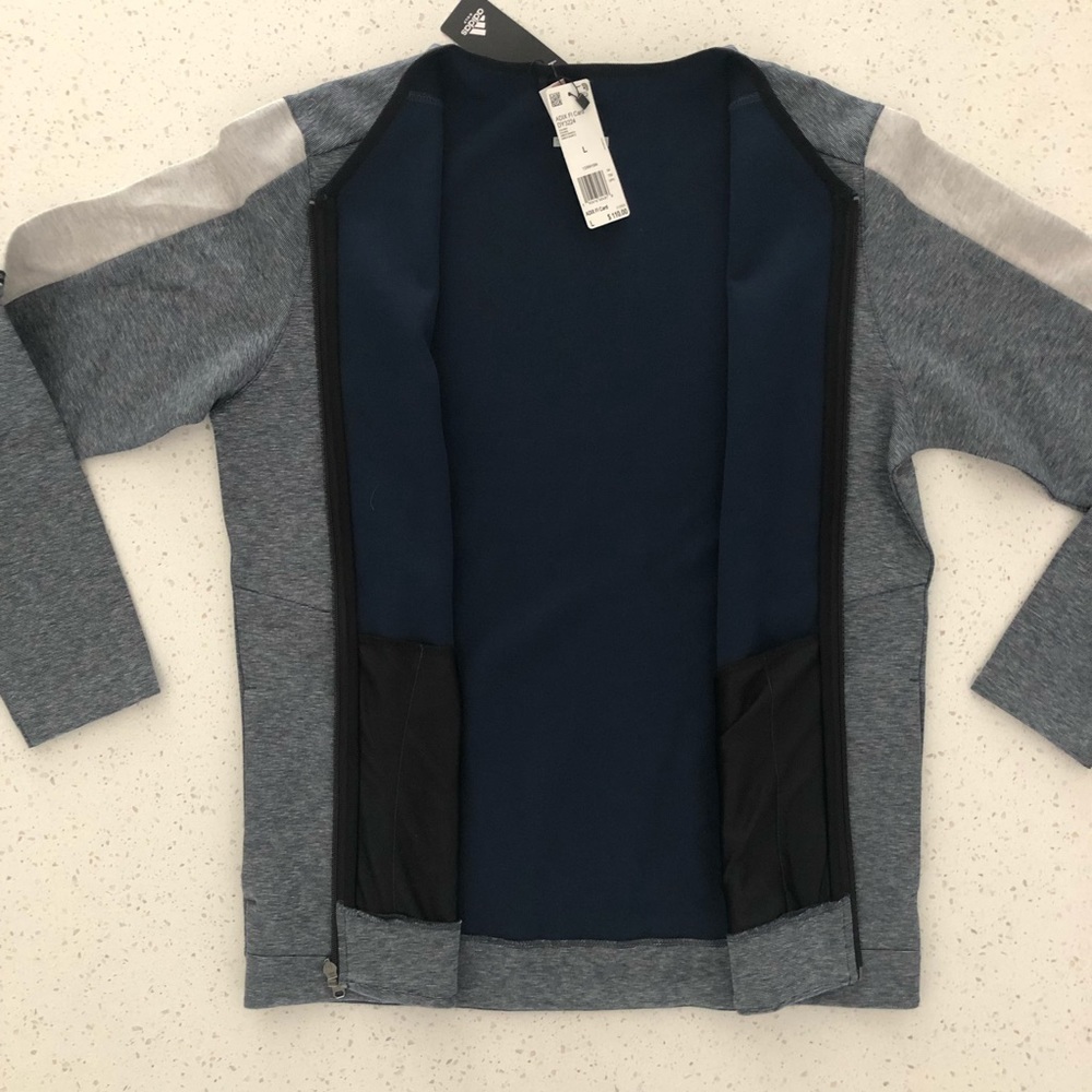 Adidas Adicross Full Zip Jacket Large NWT $110 - Picture 6 of 8
